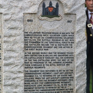 The Royal Anglian Regiment at the memorials at the National Memorial Arboretum in September 2010. The Royal Anglian Regiment at the memorials at the National Memorial Arboretum in September 2010.