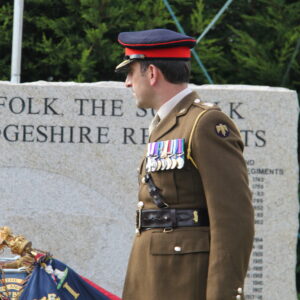 The Royal Anglian Regiment at the memorials at the National Memorial Arboretum in September 2010. The Royal Anglian Regiment at the memorials at the National Memorial Arboretum in September 2010.