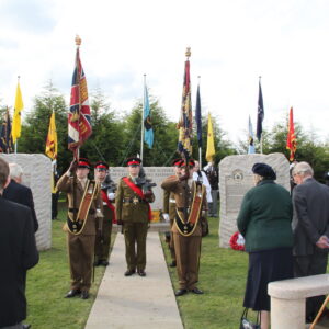 The Royal Anglian Regiment at the memorials at the National Memorial Arboretum in September 2010. The Royal Anglian Regiment at the memorials at the National Memorial Arboretum in September 2010.