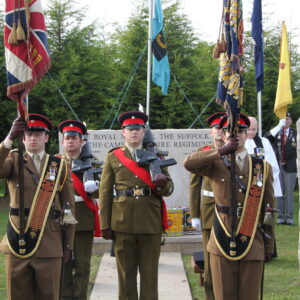 The Royal Anglian Regiment at the memorials at the National Memorial Arboretum in September 2010. The Royal Anglian Regiment at the memorials at the National Memorial Arboretum in September 2010.