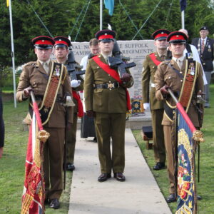 The Royal Anglian Regiment at the memorials at the National Memorial Arboretum in September 2010. The Royal Anglian Regiment at the memorials at the National Memorial Arboretum in September 2010.