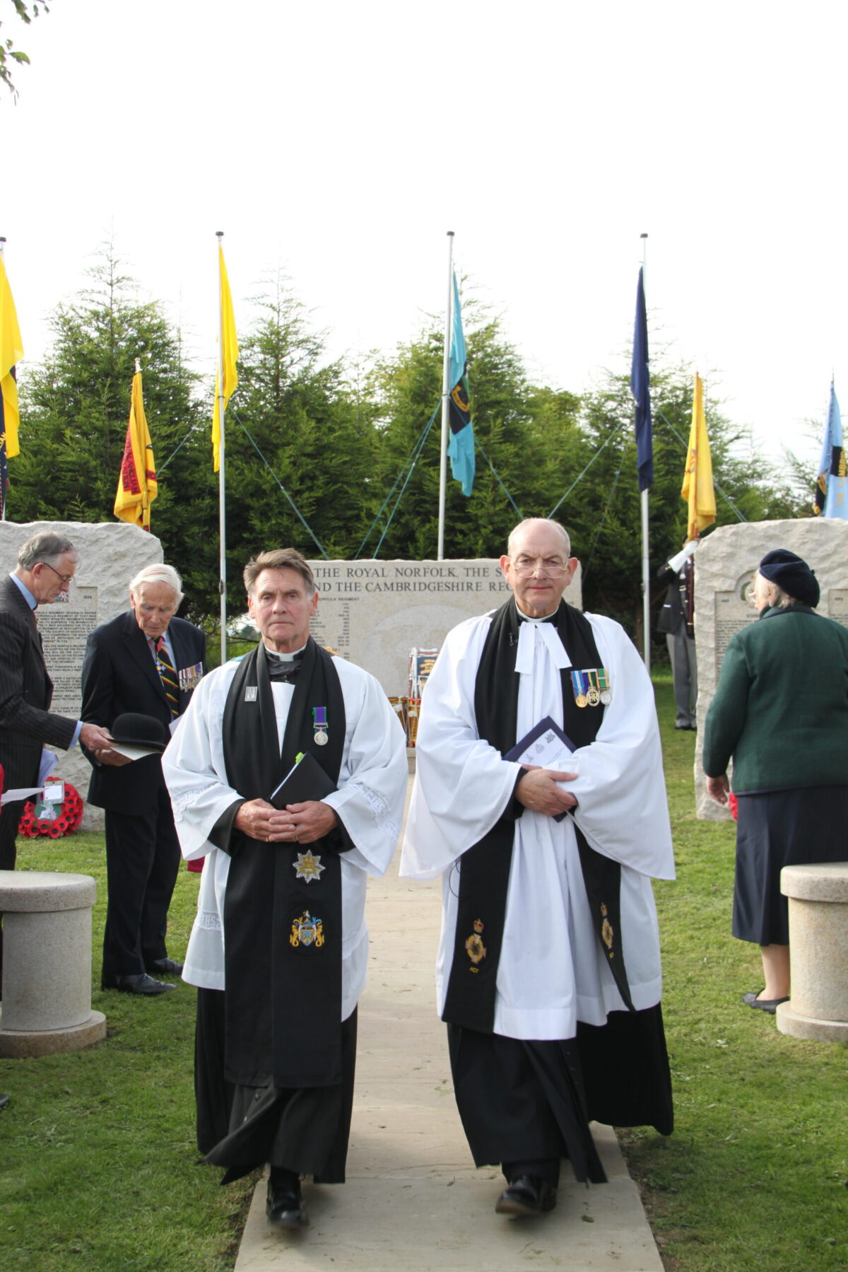 The Royal Anglian Regiment at the memorials at the National Memorial Arboretum in September 2010.