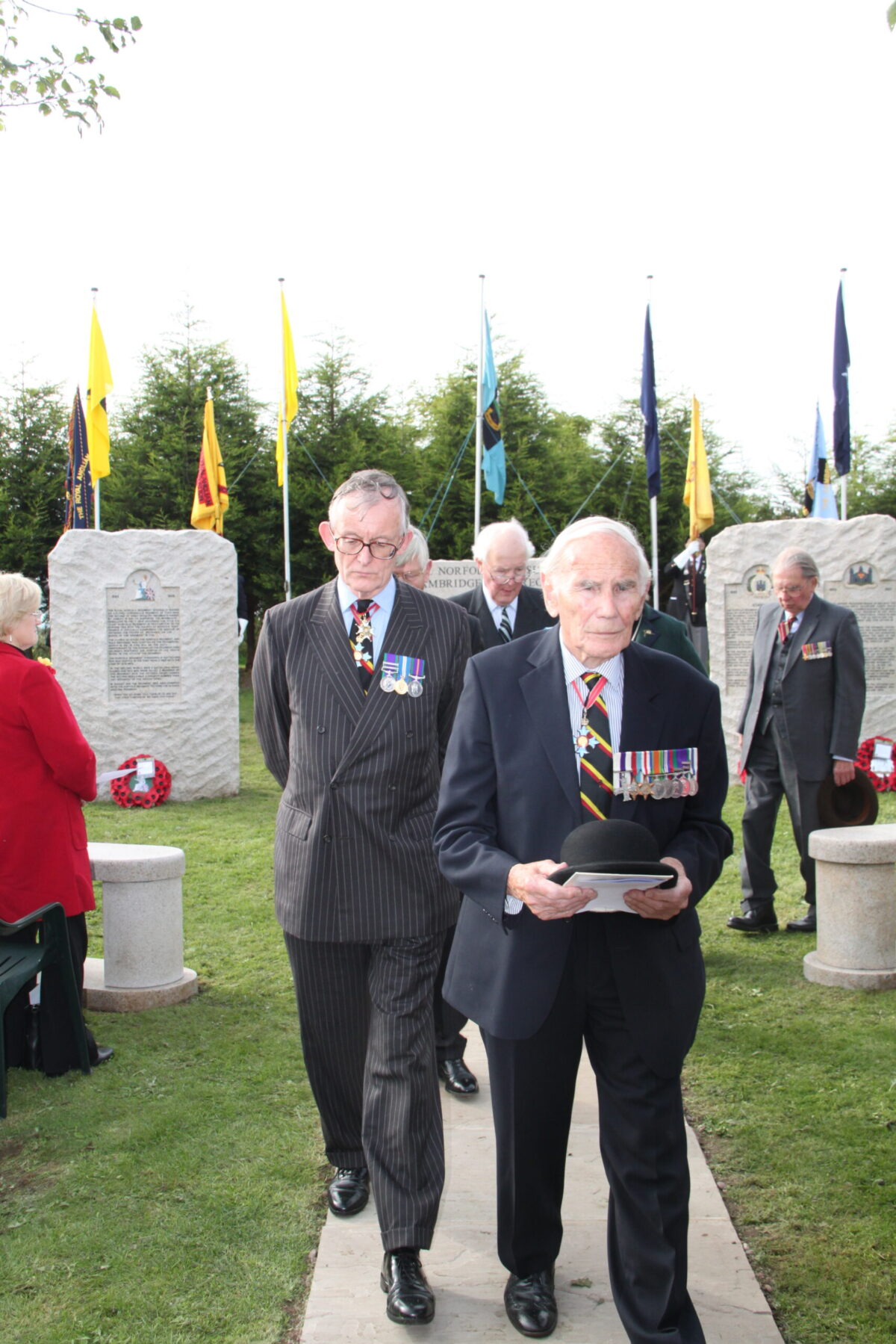 The Royal Anglian Regiment at the memorials at the National Memorial Arboretum in September 2010. The Royal Anglian Regiment at the memorials at the National Memorial Arboretum in September 2010.