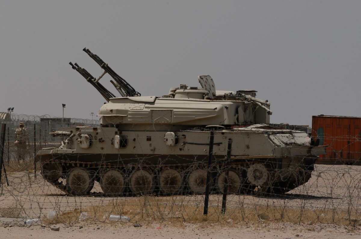 Operation TELIC 6 in 2005. 1st Battalion, Royal Anglian Regiment.