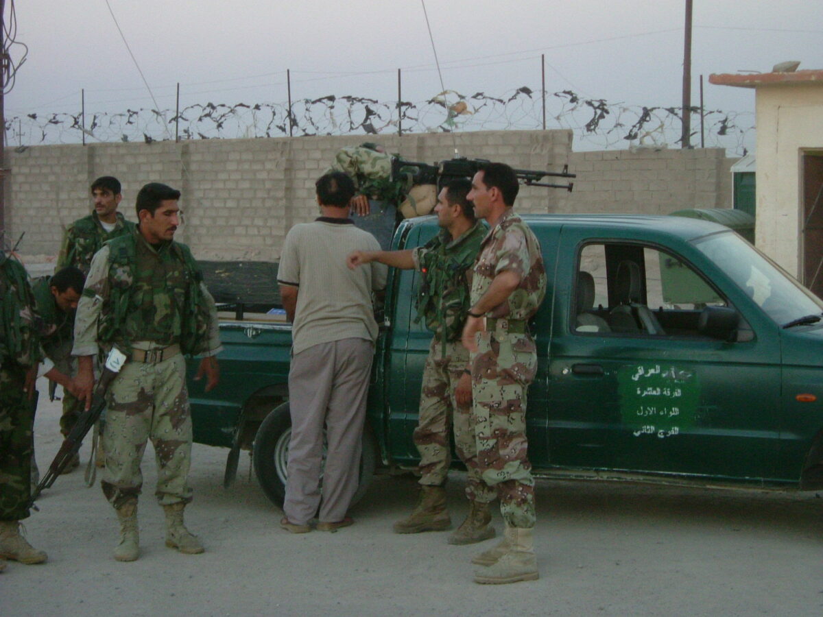 Operation TELIC 6 in 2005. 1st Battalion, Royal Anglian Regiment.