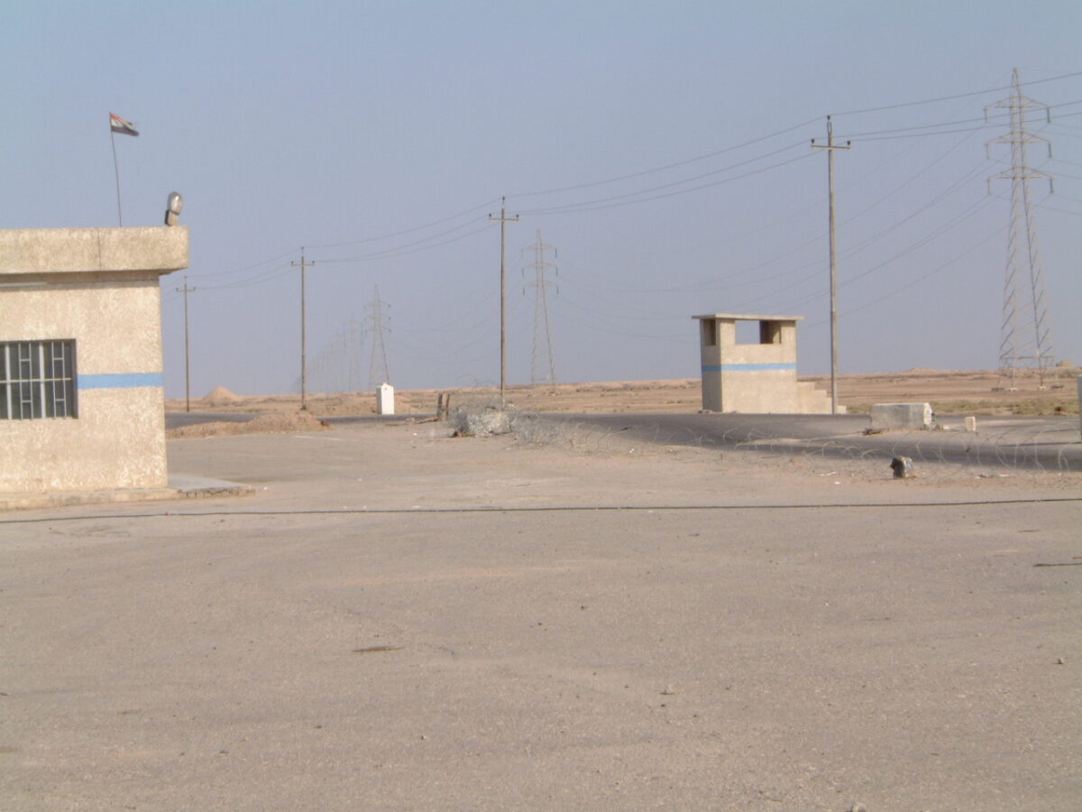 Operation TELIC 6 in 2005. 1st Battalion, Royal Anglian Regiment.