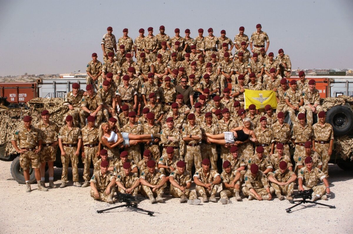 Operation TELIC 6 in 2005. 1st Battalion, Royal Anglian Regiment.