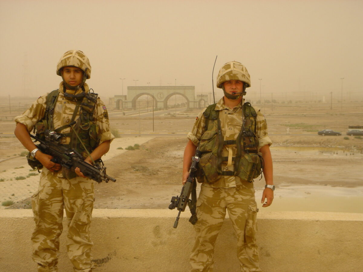 Operation TELIC 6 in 2005. A Company 1st Battalion, Royal Anglian Regiment. 