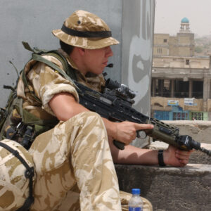 Operation TELIC 6 in 2005. 1st Battalion, Royal Anglian Regiment.