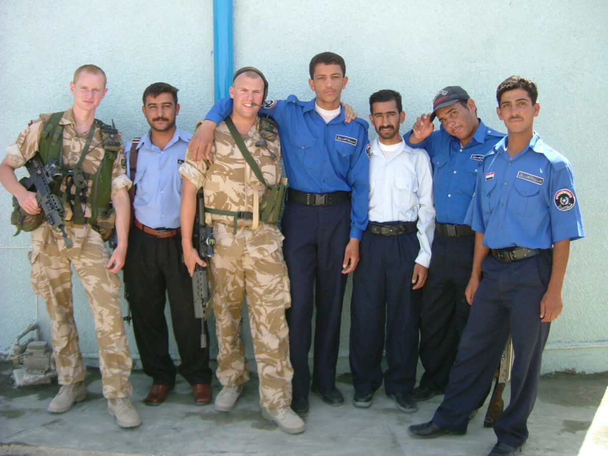 Operation TELIC 6 in 2005. 1st Battalion, Royal Anglian Regiment.