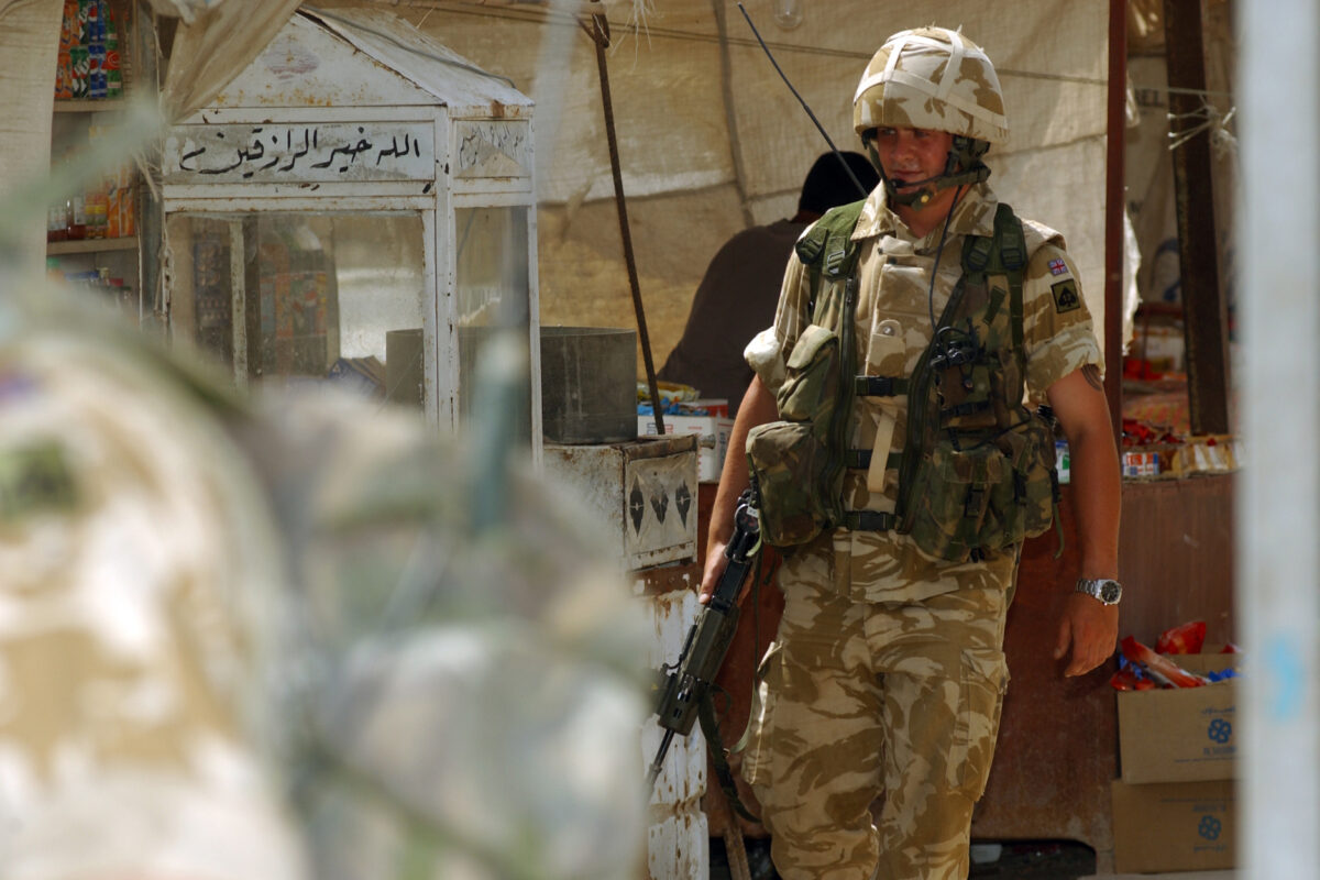 Operation TELIC 6 in 2005. A Company 1st Battalion, Royal Anglian Regiment. 