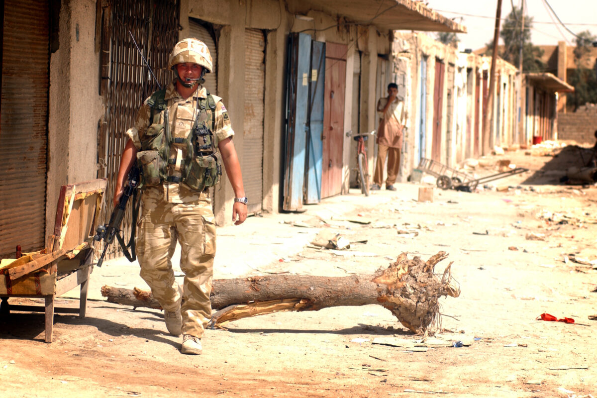 Operation TELIC 6 in 2005. A Company 1st Battalion, Royal Anglian Regiment. 