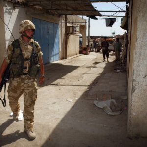 Operation TELIC 6 in 2005. A Company 1st Battalion, Royal Anglian Regiment. 