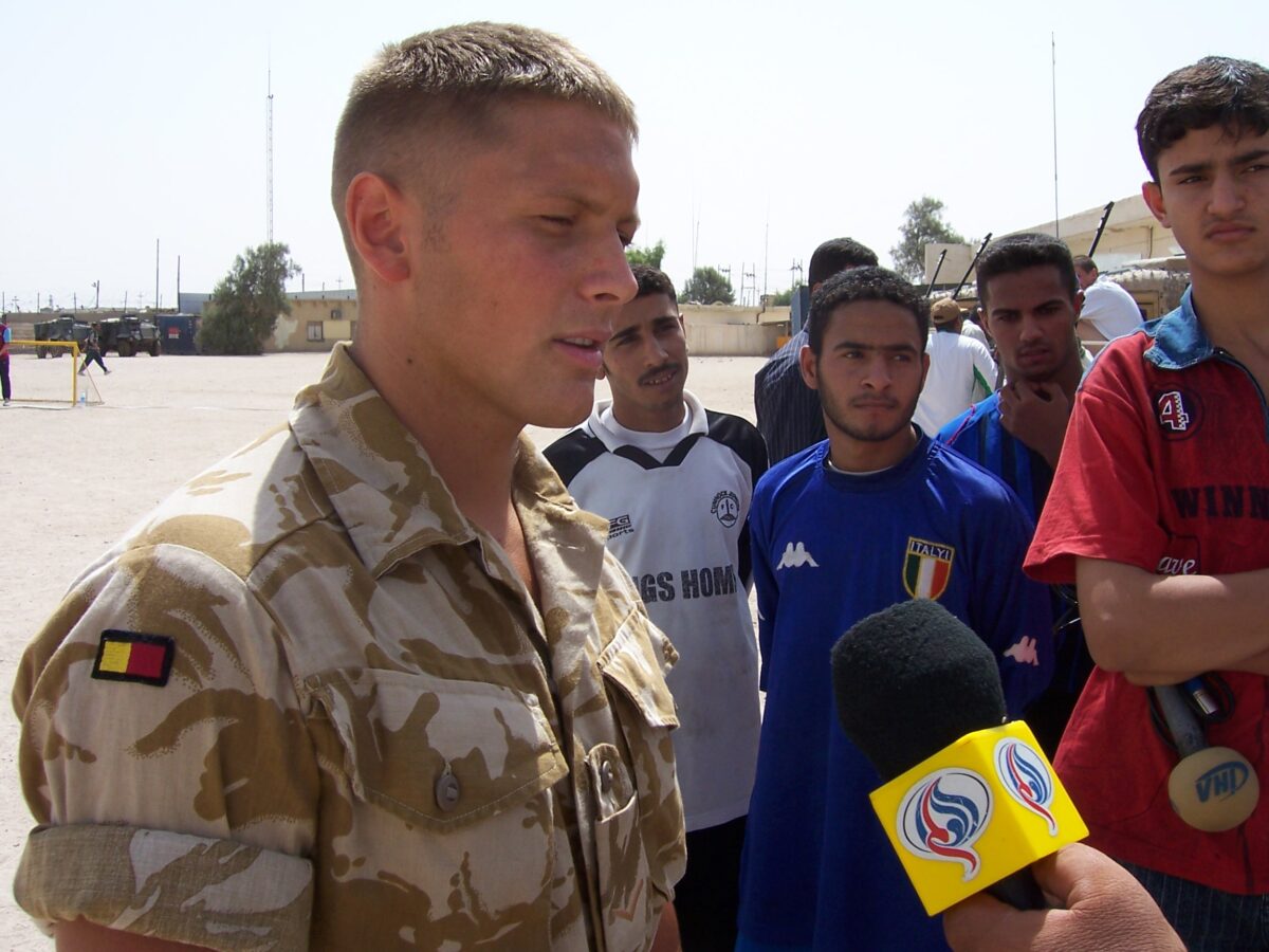 Operation TELIC 6 in 2005. 1st Battalion, Royal Anglian Regiment.