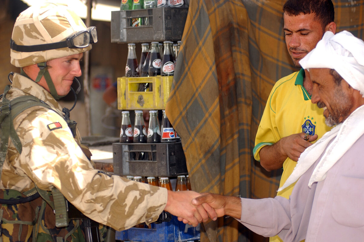 Operation TELIC 6 in 2005. A Company 1st Battalion, Royal Anglian Regiment. 