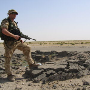 Operation TELIC 6 in 2005. 1st Battalion, Royal Anglian Regiment.