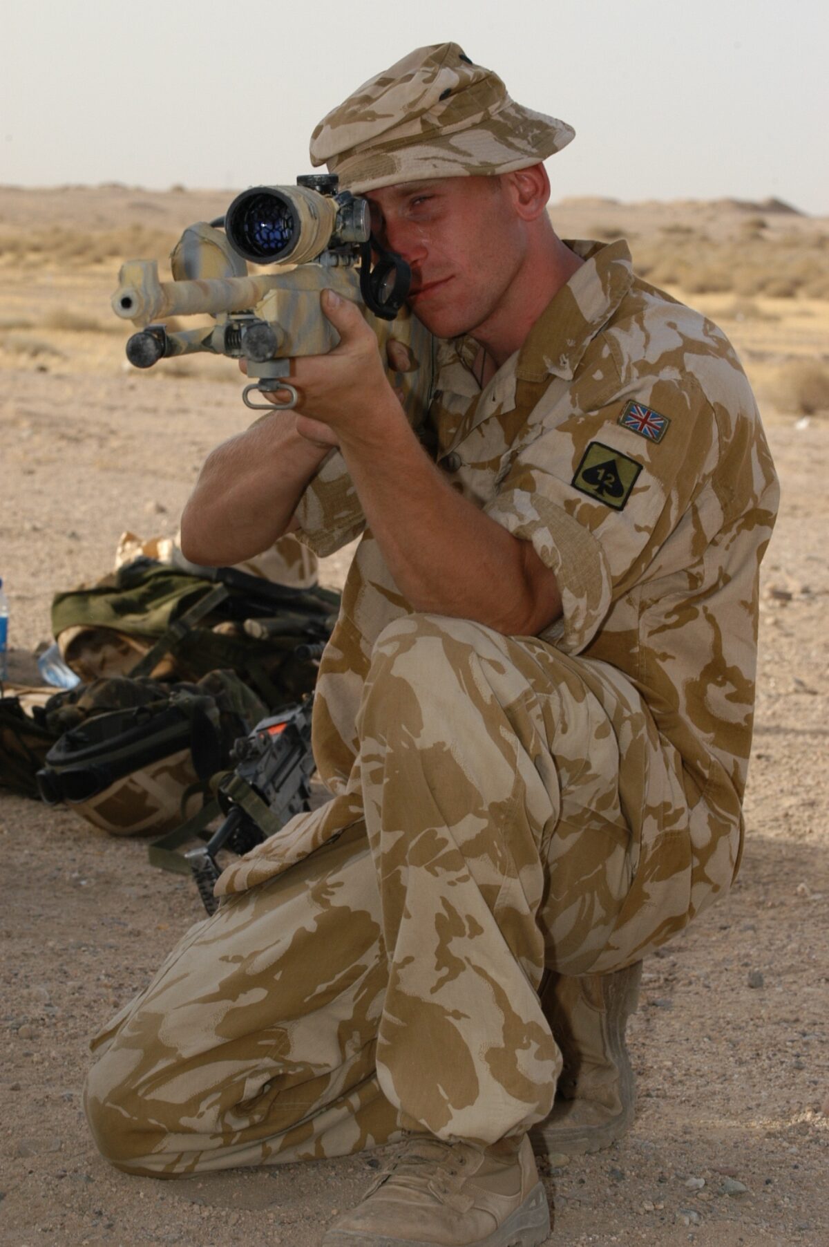 Operation TELIC 6 in 2005. A Company 1st Battalion, Royal Anglian Regiment. 