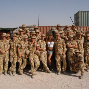 Operation TELIC 6 in 2005. 1st Battalion, Royal Anglian Regiment. Leah Newman.