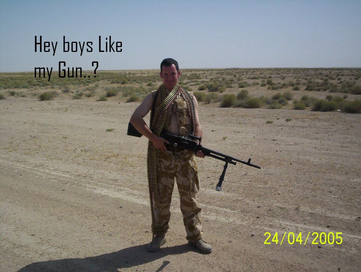 Operation TELIC 6 in 2005. 1st Battalion, Royal Anglian Regiment.