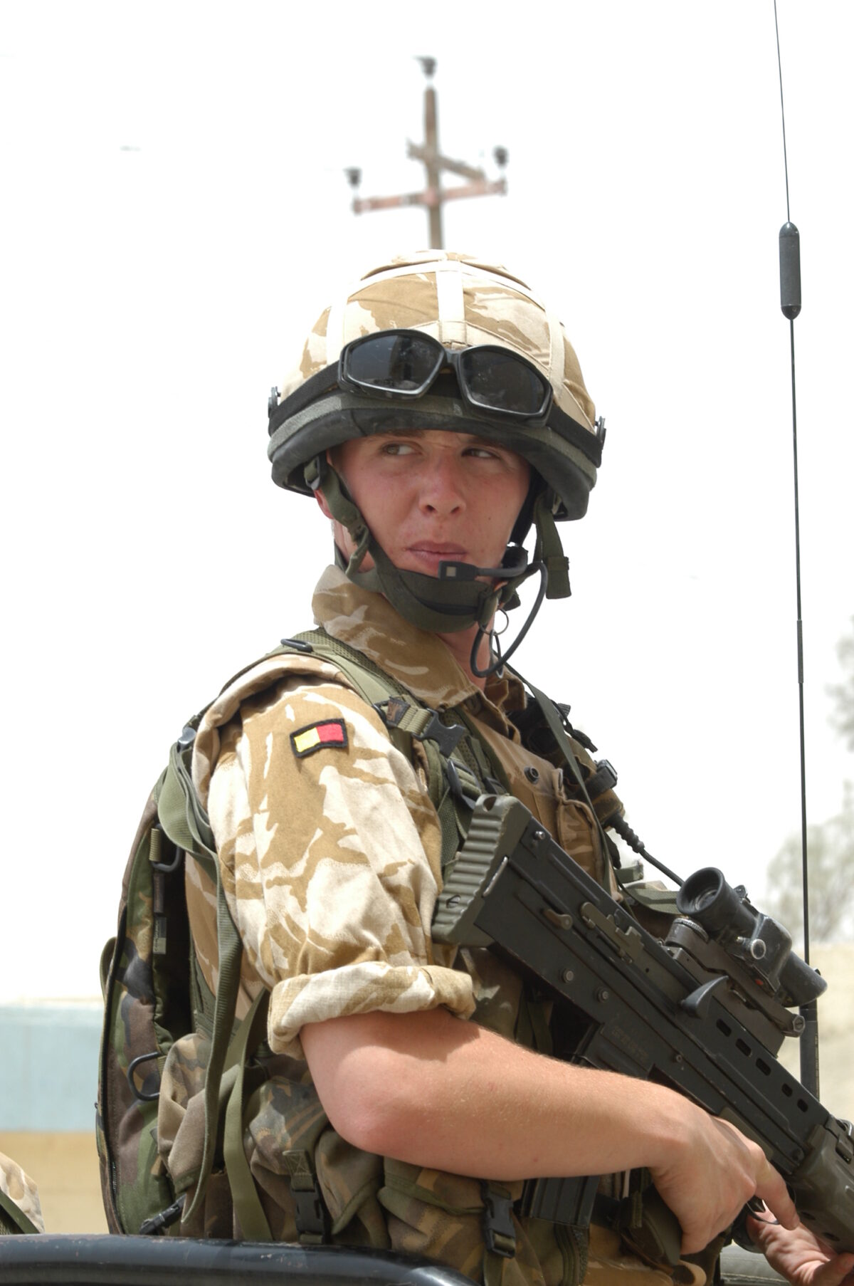 Operation TELIC 6 in 2005. 1st Battalion, Royal Anglian Regiment.