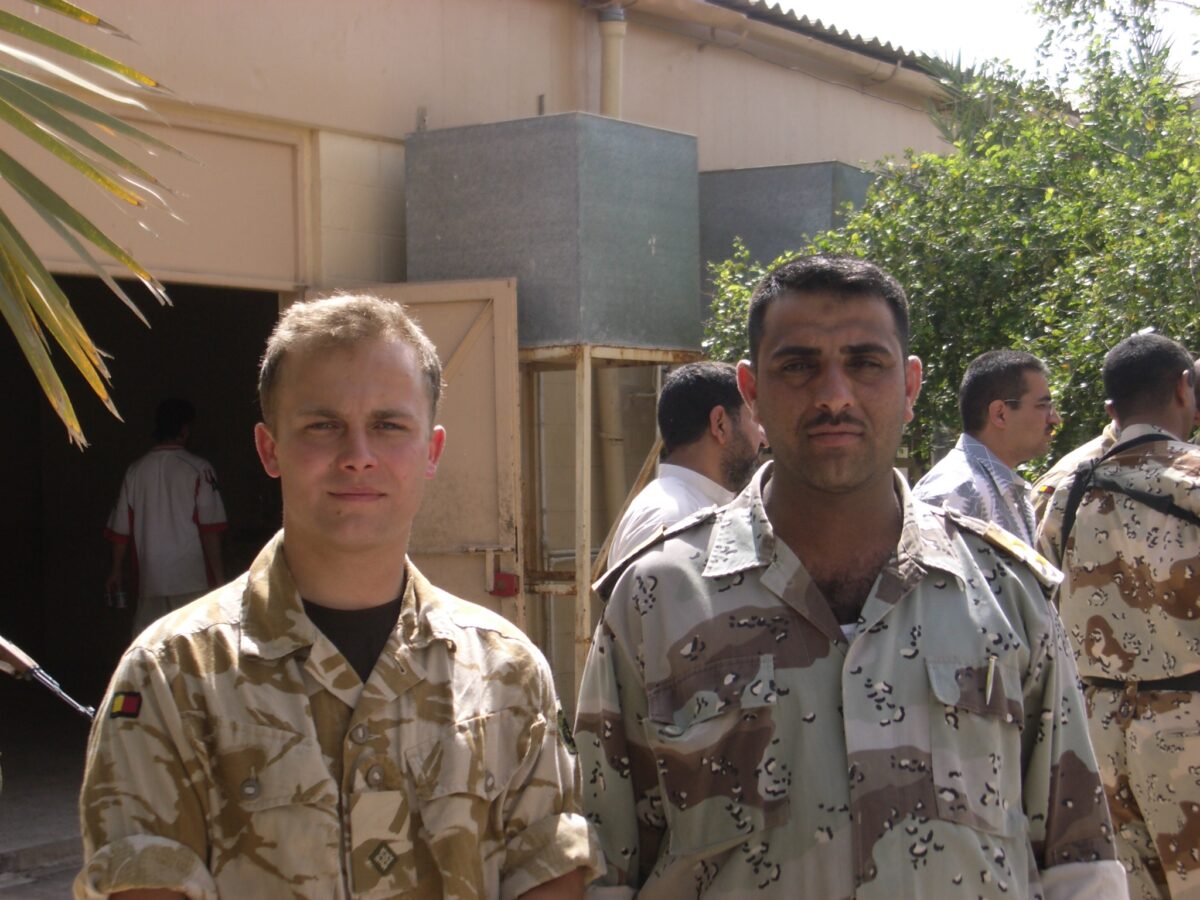 Operation TELIC 6 in 2005. 1st Battalion, Royal Anglian Regiment. 