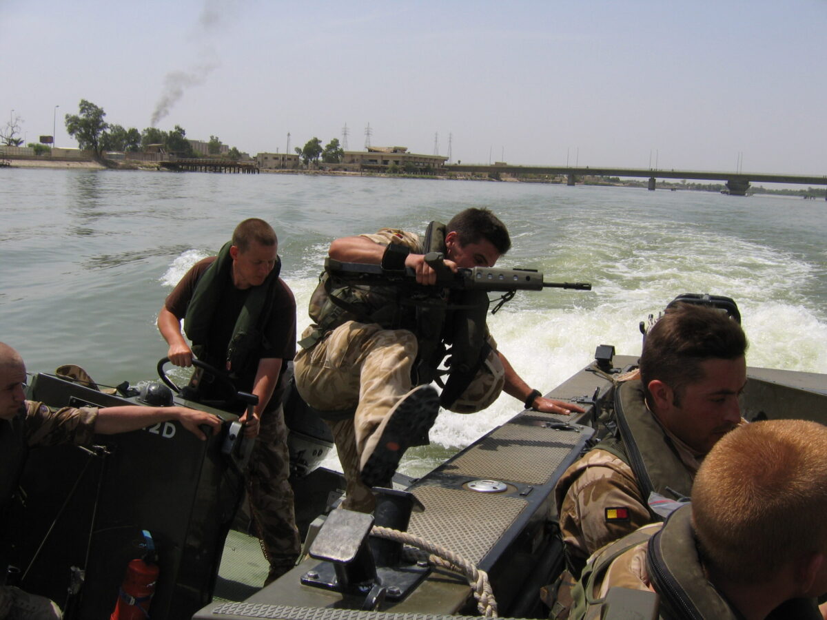 Operation TELIC 6 in 2005. 1st Battalion, Royal Anglian Regiment.