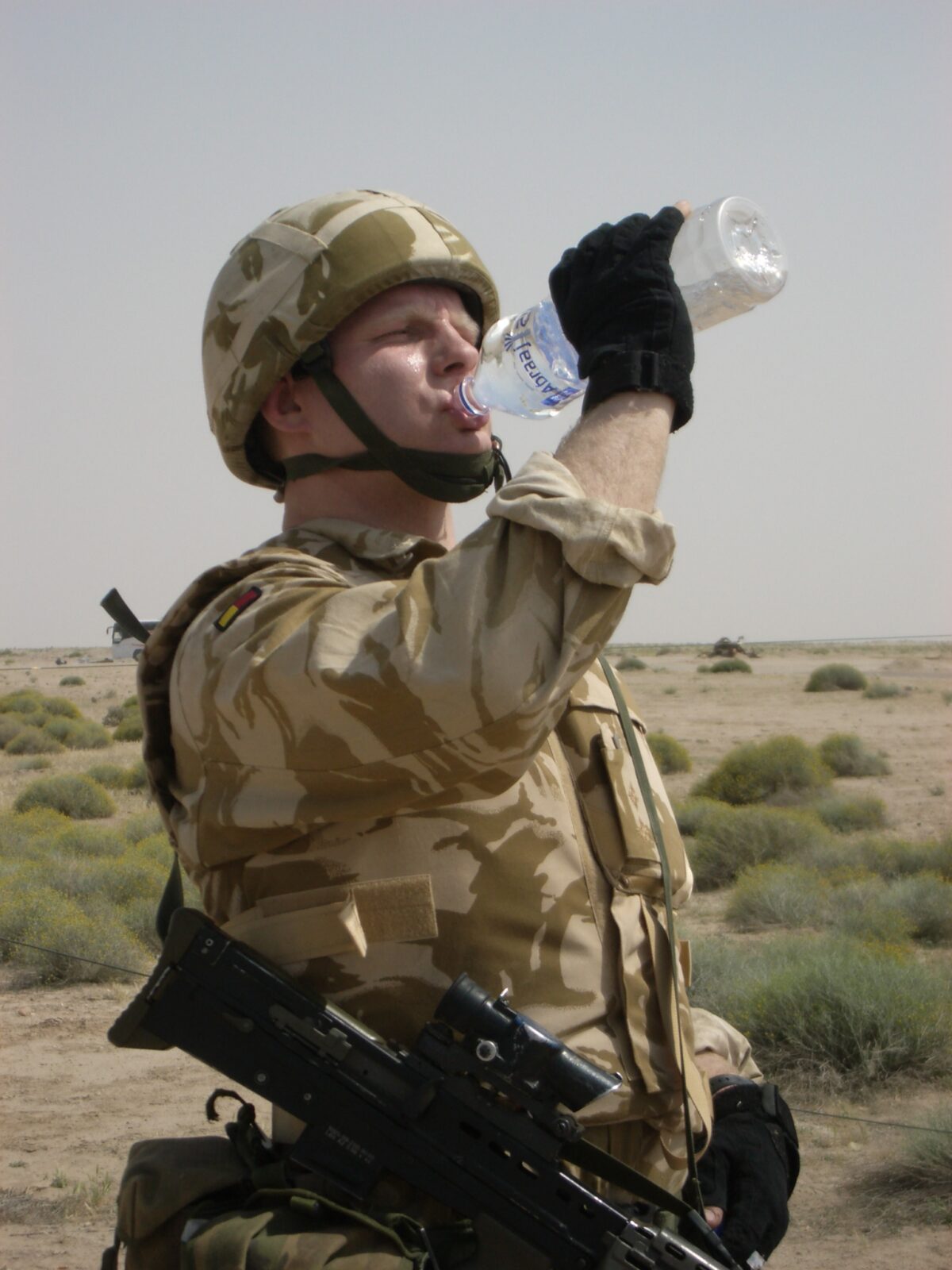 Operation TELIC 6 in 2005. 1st Battalion, Royal Anglian Regiment.