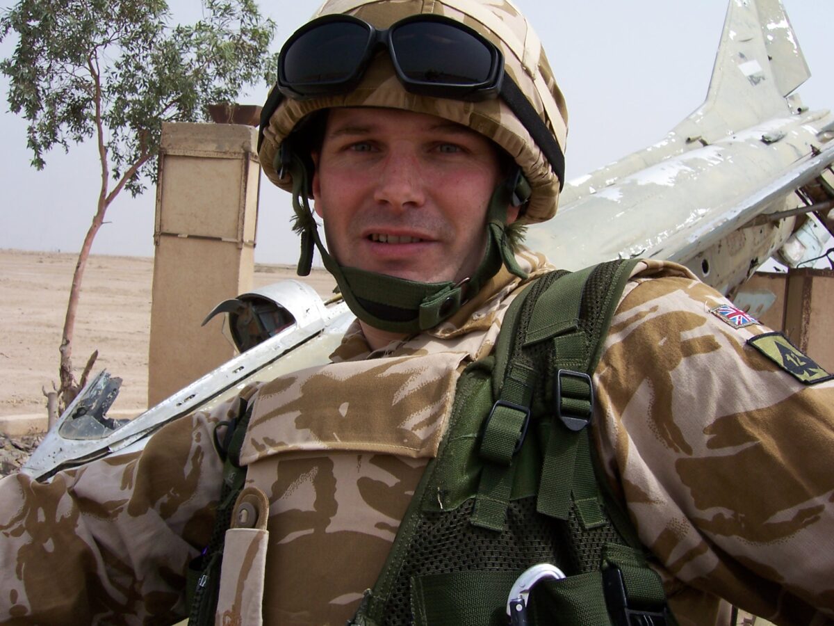 Operation TELIC 6 in 2005. 1st Battalion, Royal Anglian Regiment.