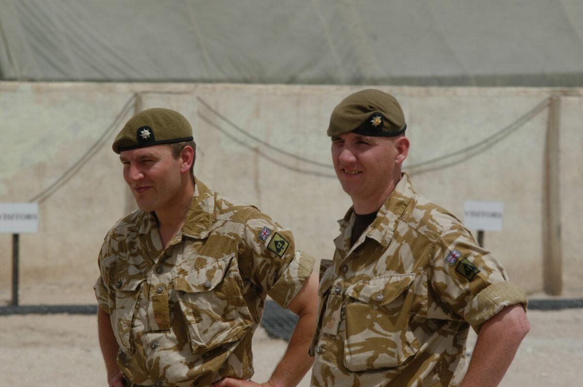 Operation TELIC 6 in 2005. 1st Battalion, Royal Anglian Regiment.