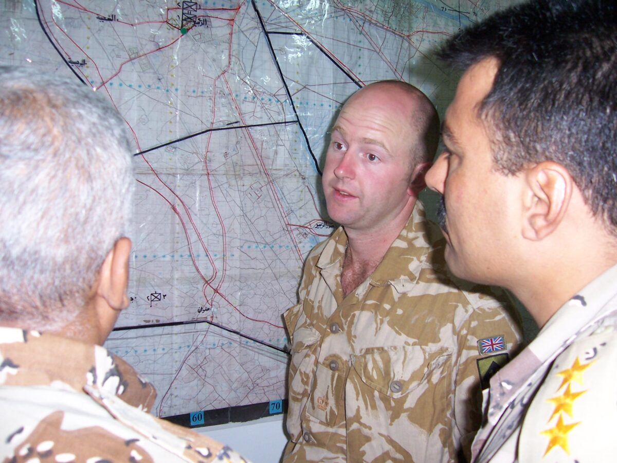 Operation TELIC 6 in 2005. 1st Battalion, Royal Anglian Regiment.