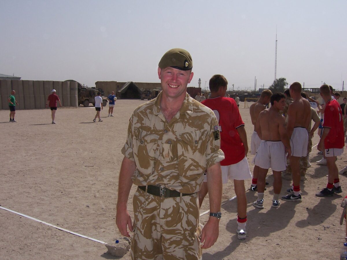 Operation TELIC 6 in 2005. 1st Battalion, Royal Anglian Regiment.