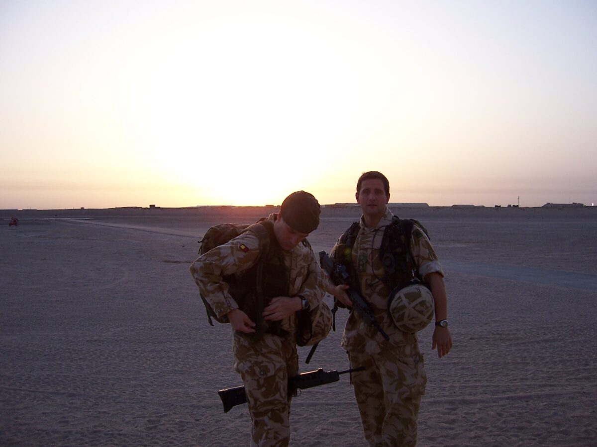 Operation TELIC 6 in 2005. 1st Battalion, Royal Anglian Regiment.