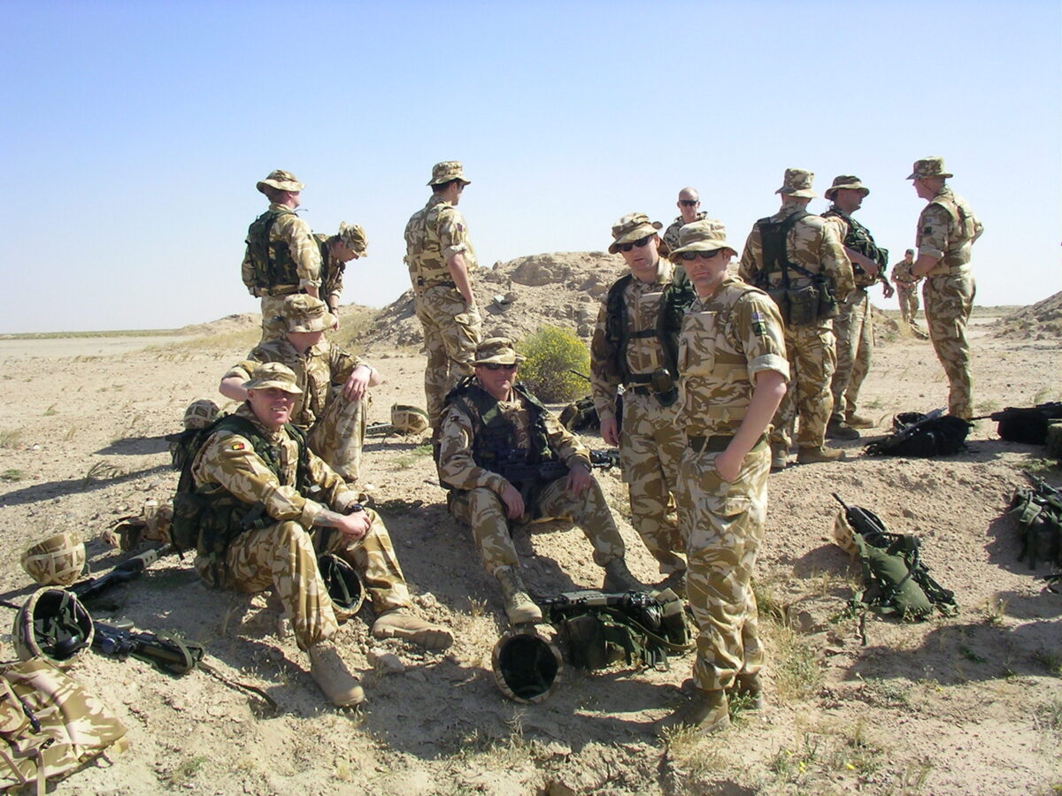 Operation TELIC 6 in 2005. 1st Battalion, Royal Anglian Regiment.