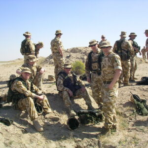 Operation TELIC 6 in 2005. 1st Battalion, Royal Anglian Regiment.