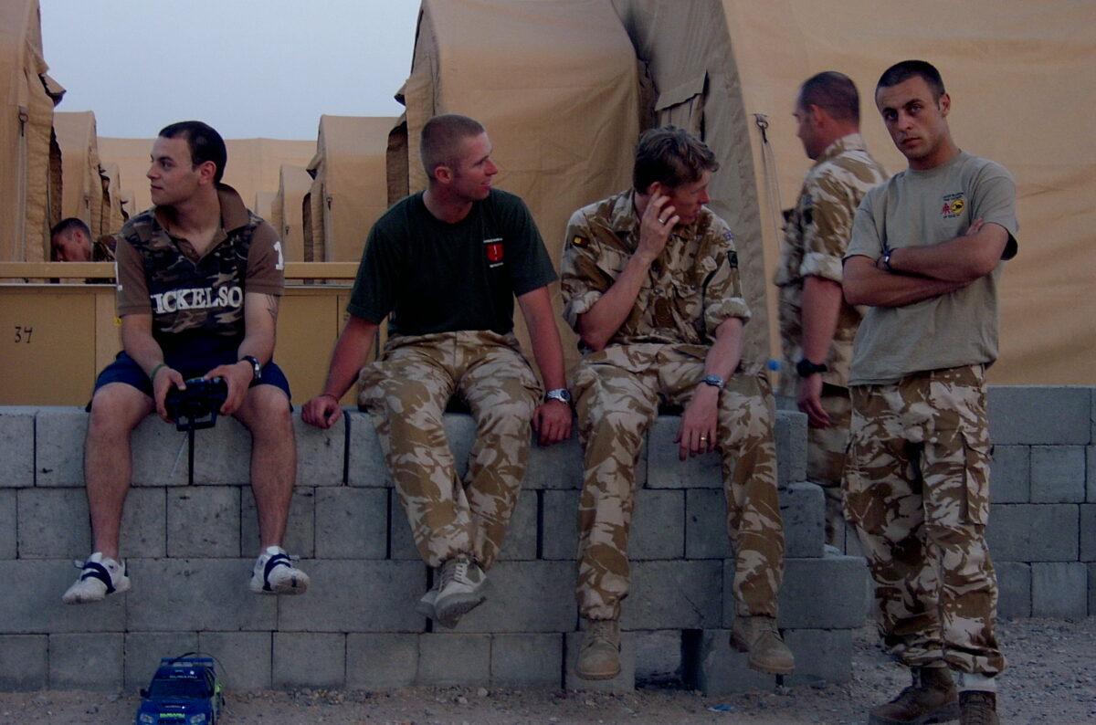 Operation TELIC 6 in 2005. 1st Battalion, Royal Anglian Regiment.