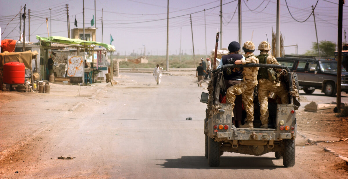 Operation TELIC 6 in 2005. A Company 1st Battalion, Royal Anglian Regiment. 