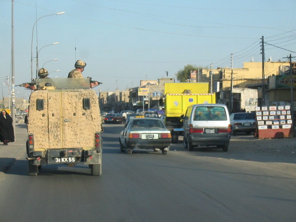 Operation TELIC 6 in 2005. 1st Battalion, Royal Anglian Regiment.