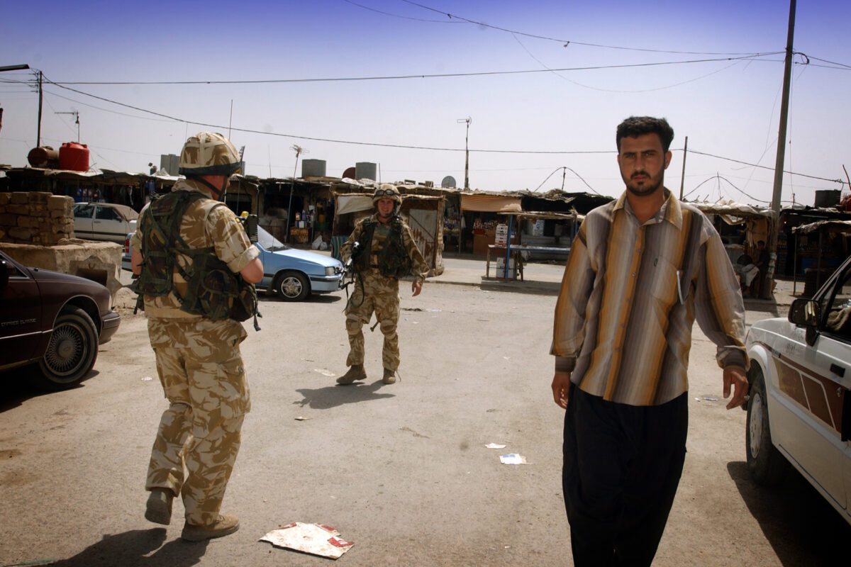 Operation TELIC 6 in 2005. A Company 1st Battalion, Royal Anglian Regiment. 