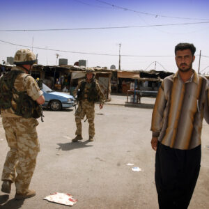 Operation TELIC 6 in 2005. A Company 1st Battalion, Royal Anglian Regiment. 