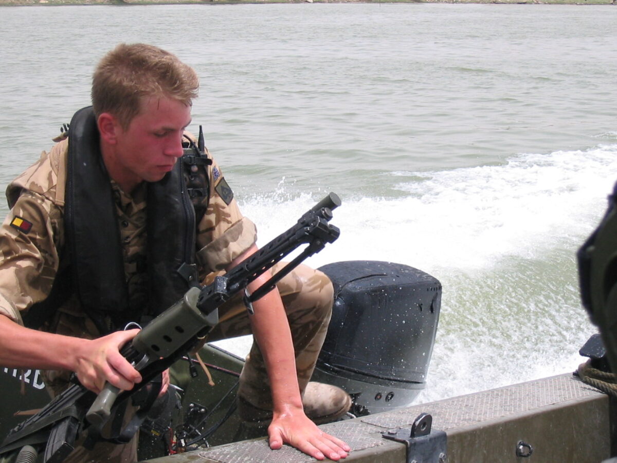 Operation TELIC 6 in 2005. 1st Battalion, Royal Anglian Regiment.