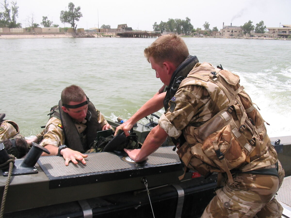 Operation TELIC 6 in 2005. 1st Battalion, Royal Anglian Regiment.