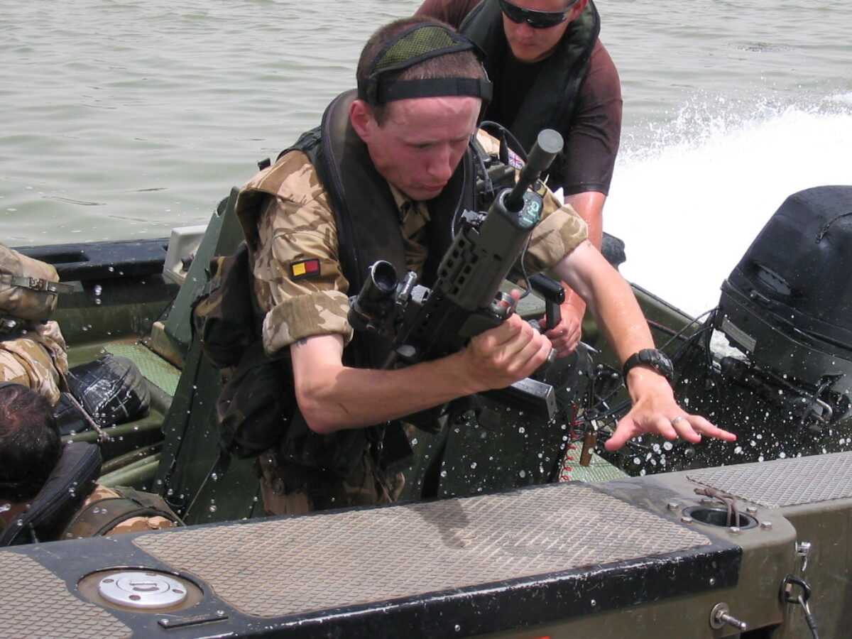 Operation TELIC 6 in 2005. 1st Battalion, Royal Anglian Regiment.