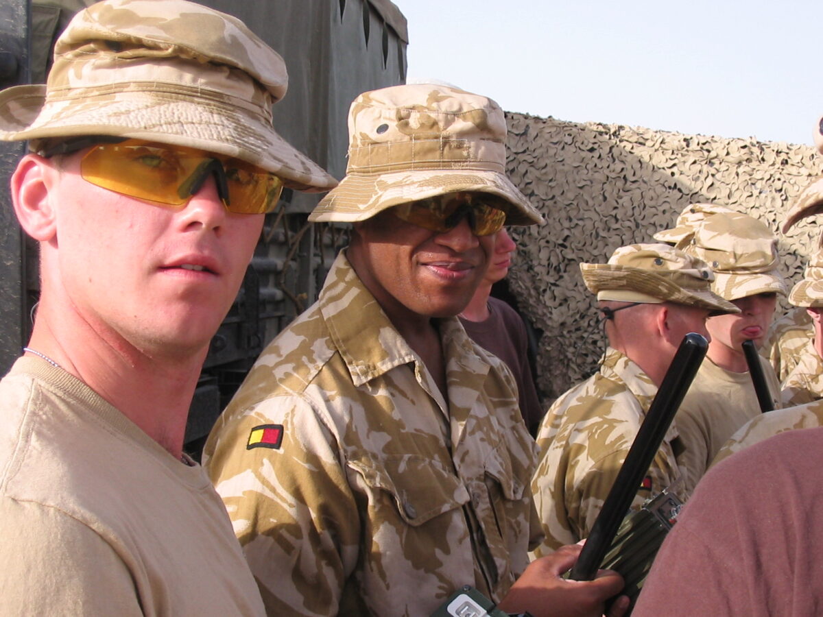 Operation TELIC 6 in 2005. 1st Battalion, Royal Anglian Regiment.