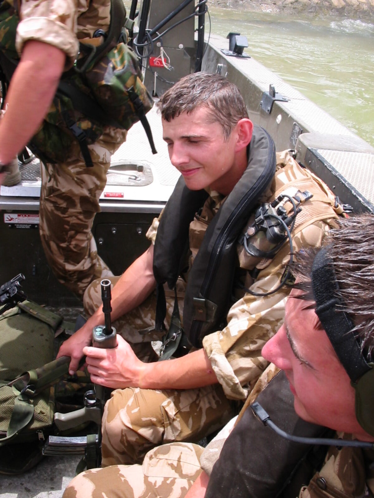 Operation TELIC 6 in 2005. 1st Battalion, Royal Anglian Regiment.