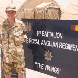 Operation TELIC 6 in 2005. 1st Battalion, Royal Anglian Regiment.