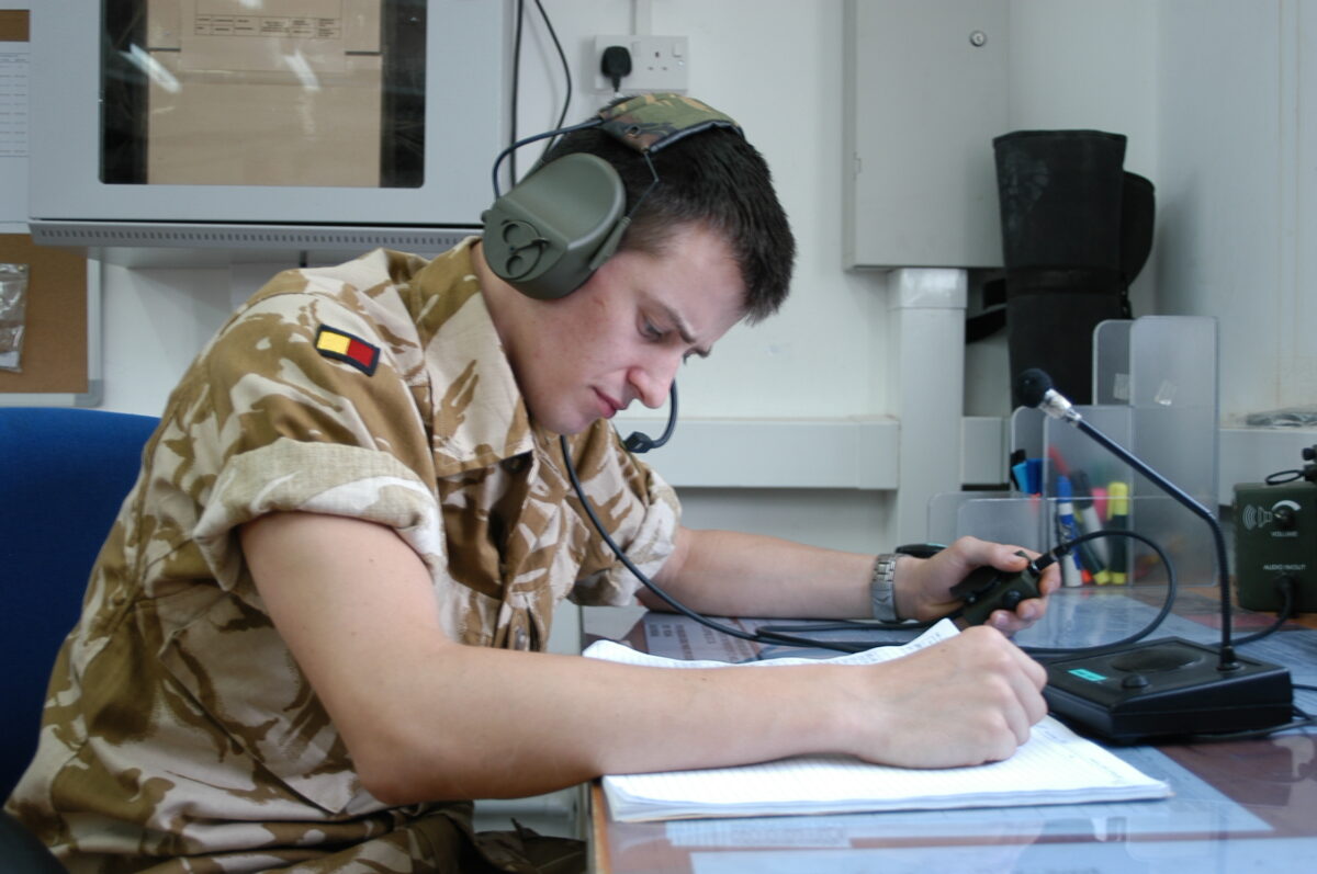 Operation TELIC 6 in 2005. 1st Battalion, Royal Anglian Regiment.