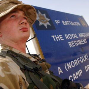 Operation TELIC 6 in 2005. A Company 1st Battalion, Royal Anglian Regiment. 