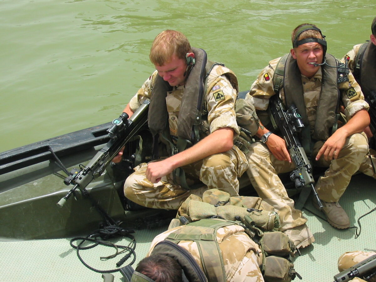 Operation TELIC 6 in 2005. 1st Battalion, Royal Anglian Regiment.