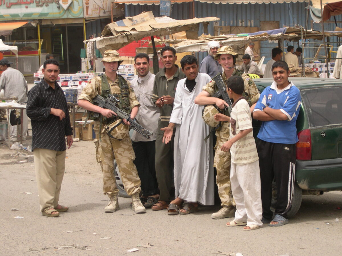 Operation TELIC 6 in 2005. 1st Battalion, Royal Anglian Regiment.