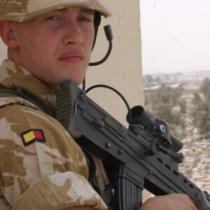 Operation TELIC 6 in 2005. 1st Battalion, Royal Anglian Regiment.